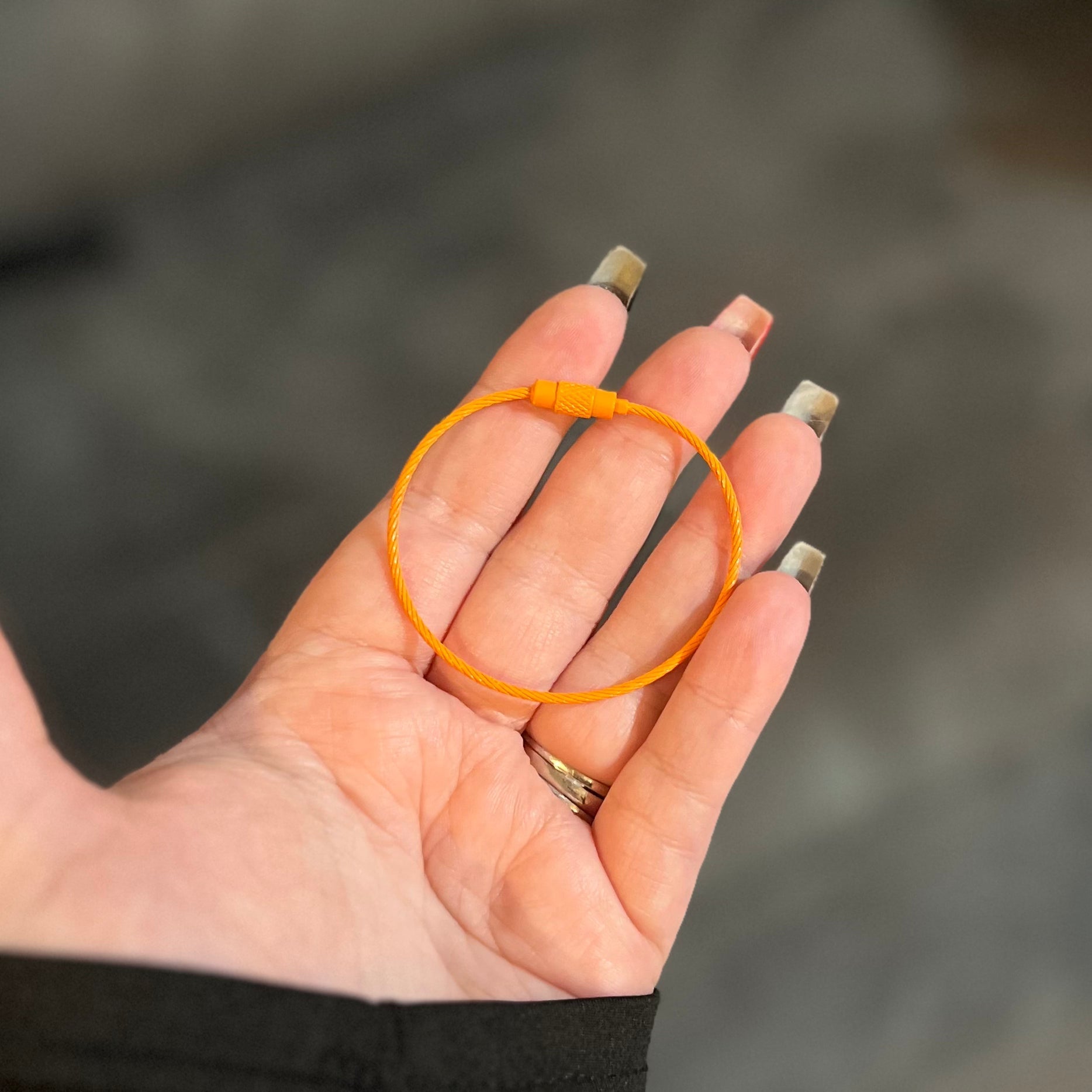 Wire Keychain Cable Thingie - Keychain Clips